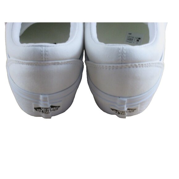 Vans Women's Old Skool Platform True White Platform Canvas Shoes Size 9.5 NIB - Picture 5 of 7